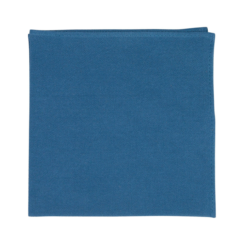 DAZI Slate Blue Pocket Square.