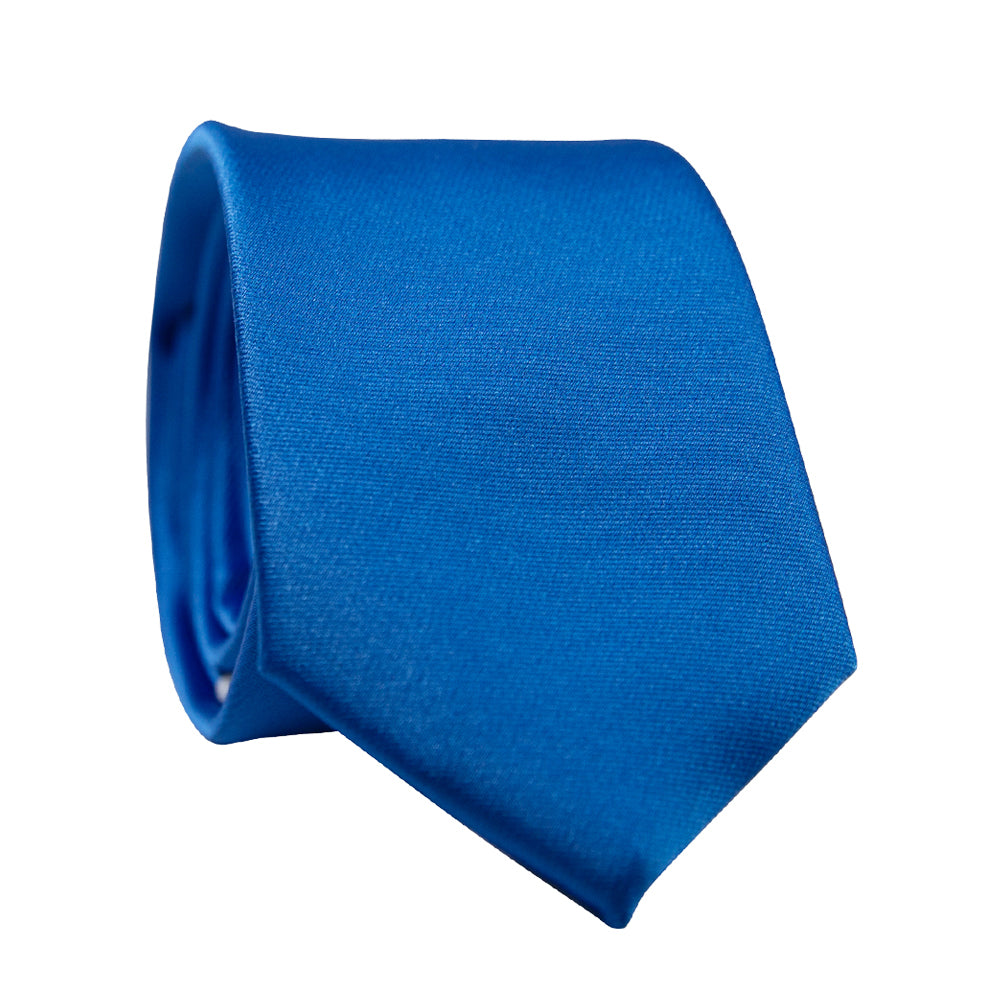 DAZI Royal Solid Polyester Satin Tie