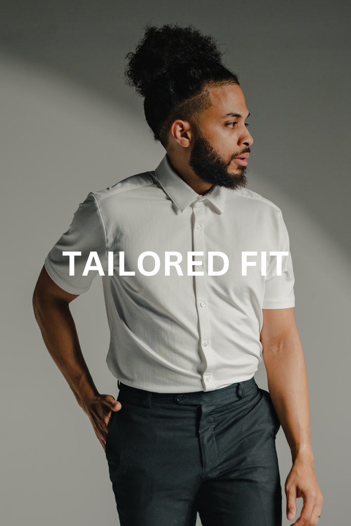 DAZI White Dress Shirt - Short Sleeve DAZI White Dress Shirt - Short Sleeve