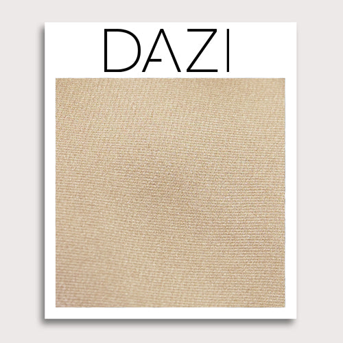 Solid Champagne Satin Fabric Swatch Sample. 3" x 4" fabric sample on cardstock.