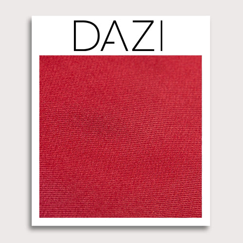 Solid Coral Satin Fabric Swatch Sample. 3" x 4" fabric sample on cardstock.