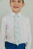 Blue Freesia Boys Tie