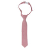 DAZI Blush Boy Tie. Pre-Tied Necktie on adjustable neck strap with clasp.