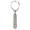 DAZI Faded Jade Boys Tie. Pre-Tied Necktie on adjustable neck strap with clasp.