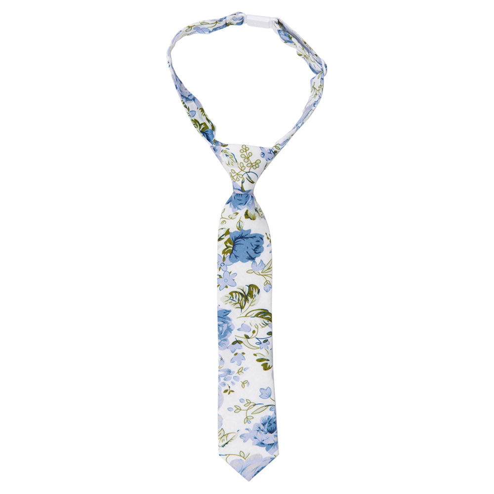 DAZI Frisco Boys Tie. Pre-Tied Necktie on adjustable neck strap with clasp.