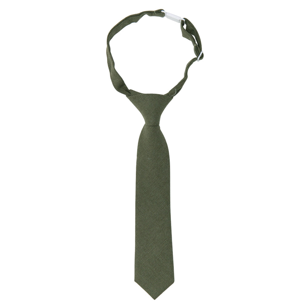 DAZI Jungle Boys Tie. Pre-Tied Necktie on adjustable neck strap with clasp.