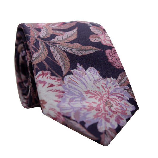 DAZI - Lavender Haze - Floral Necktie