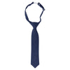 DAZI Navy Boys Tie. Pre-Tied Necktie on adjustable neck strap with clasp.