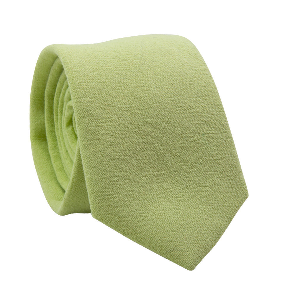 DAZI Pale Lime Necktie. 