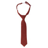 DAZI Rust Boys Tie. Pre-Tied Necktie on adjustable neck strap with clasp.