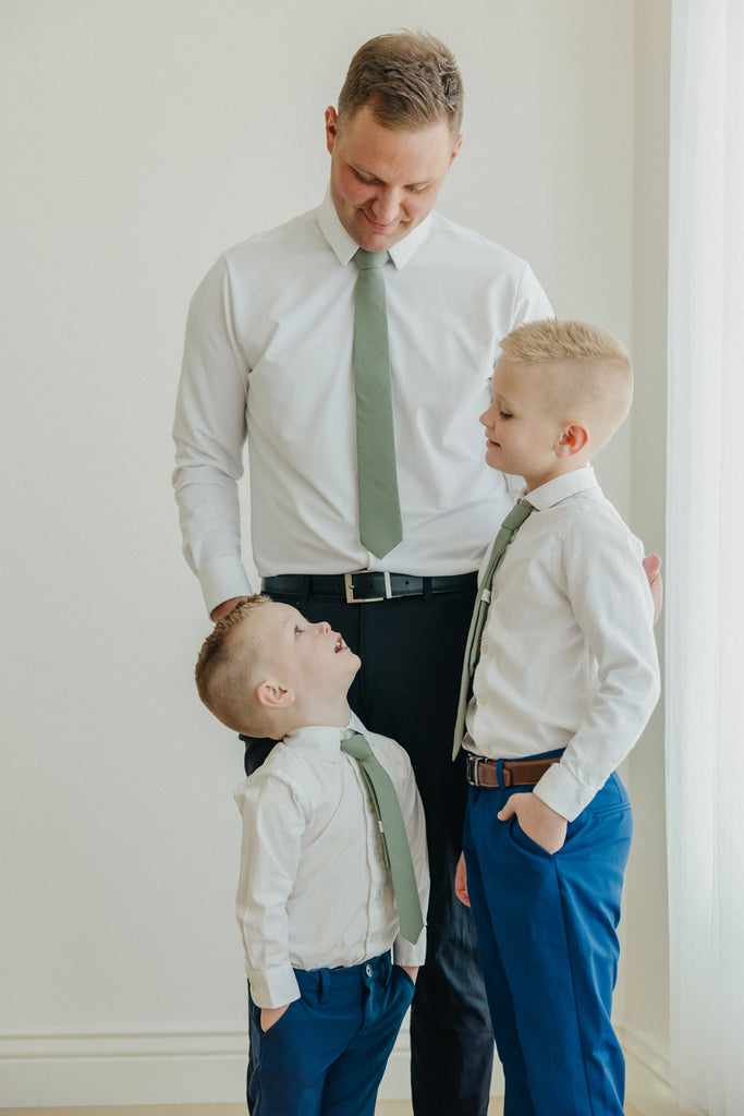 Sage Boys Tie
