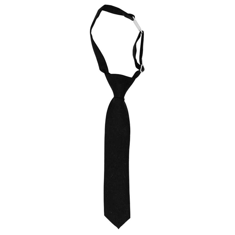 DAZI Shadow Boy Tie. Pre-Tied Necktie on adjustable neck strap with clasp.
