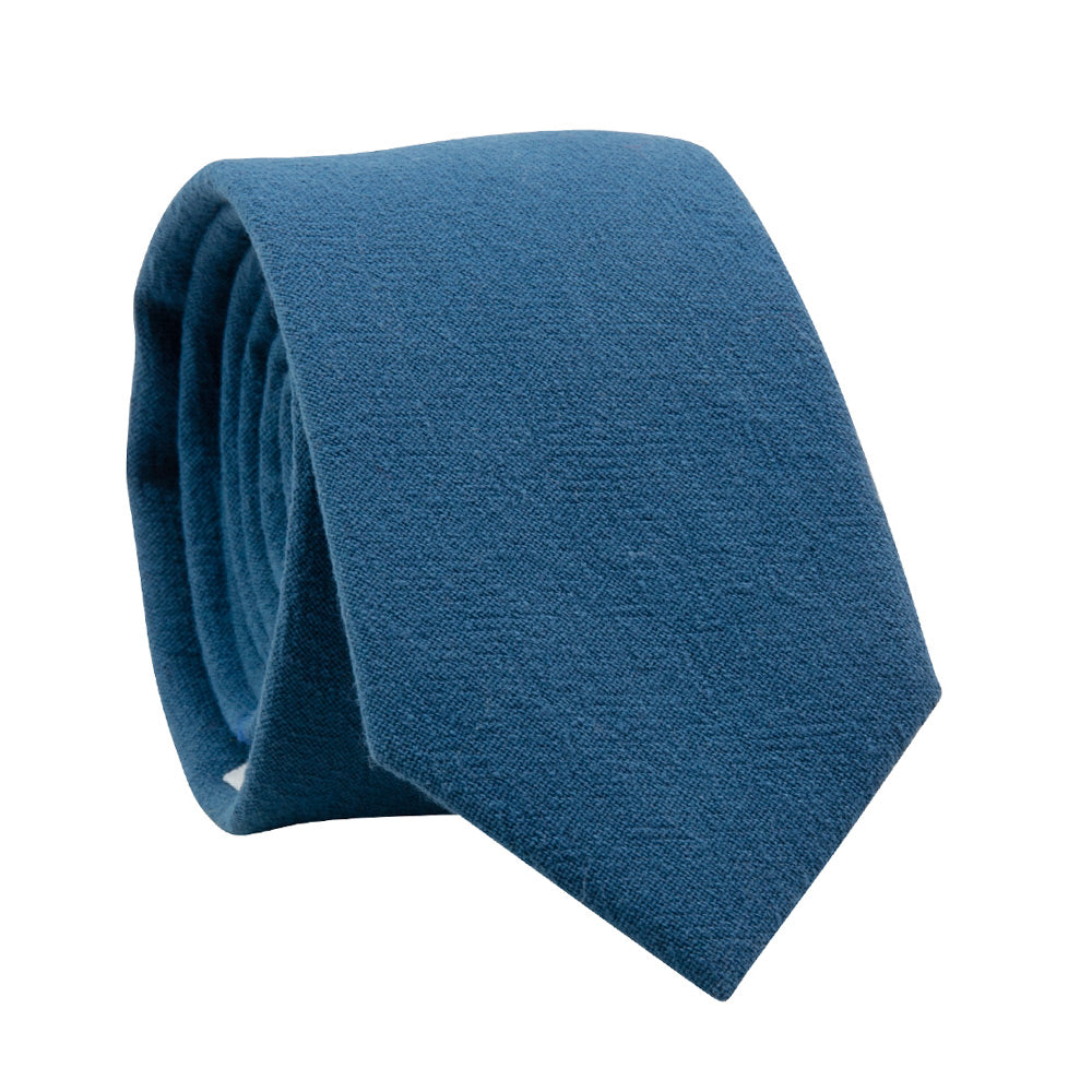 DAZI Slate Blue Necktie. 
