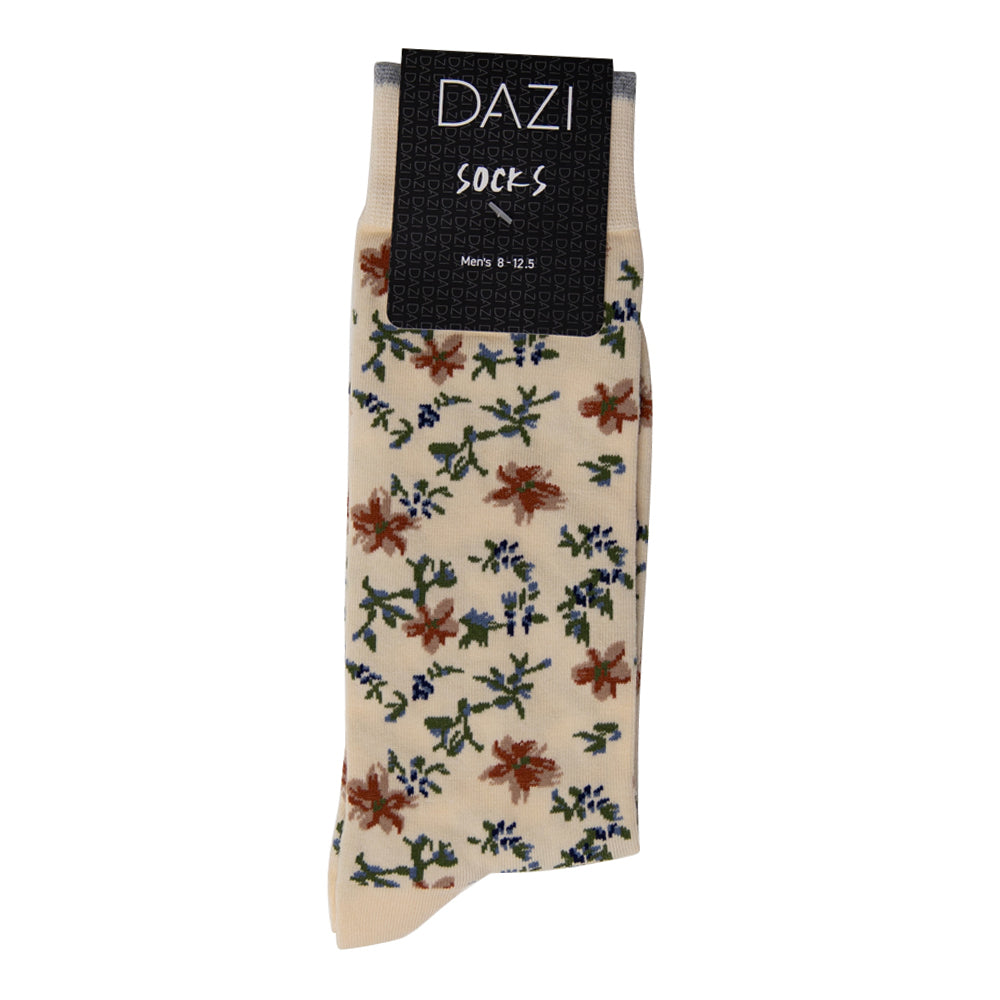 DAZI Dress Socks - Sugar Blossom Floral Dress Socks