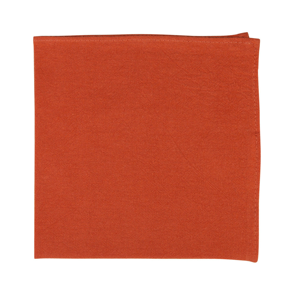 DAZI Tangerine Pocket Square.
