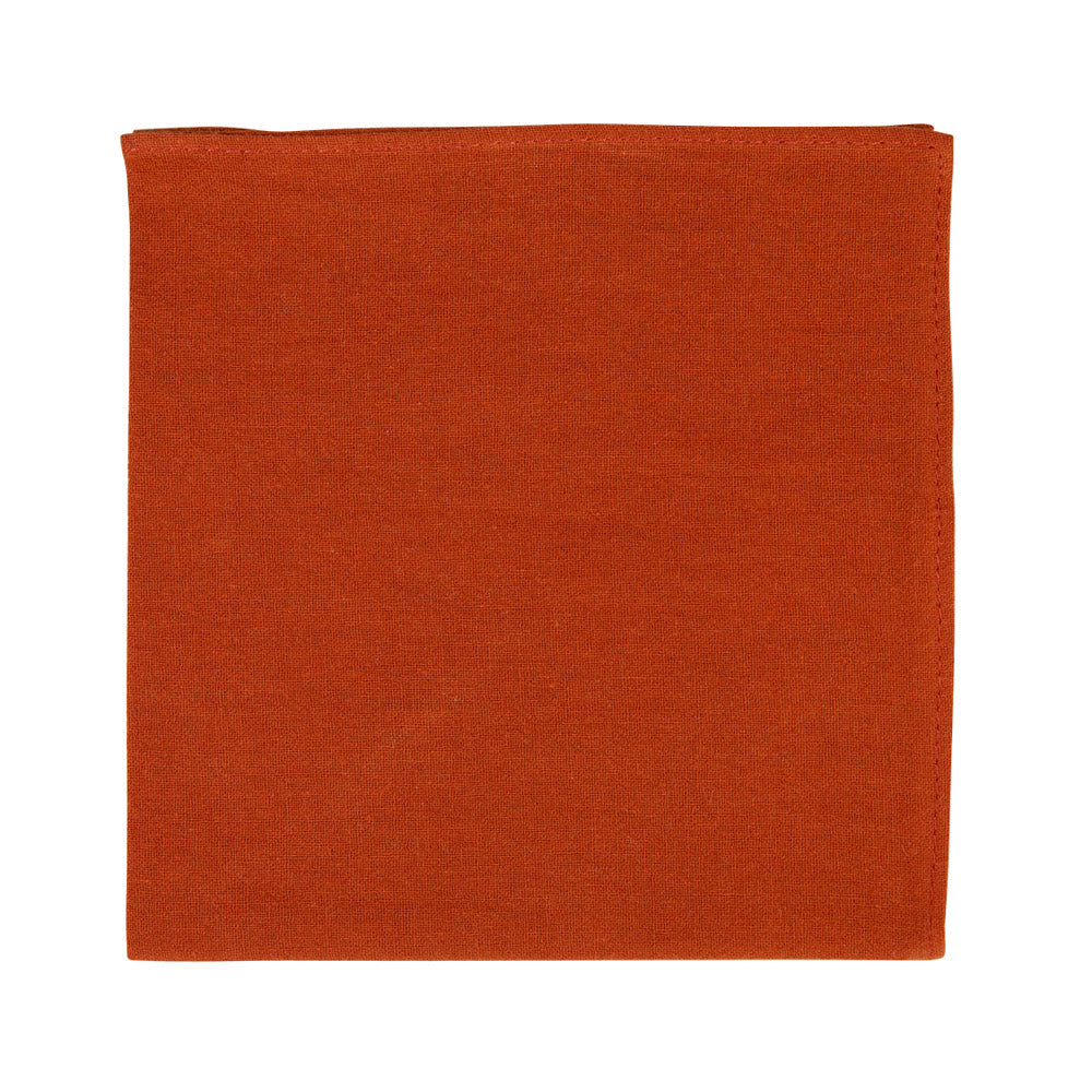 DAZI Terracotta Pocket Square.