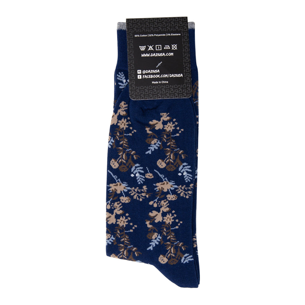 DAZI Dress Socks - Tiger Lily Floral Dress Socks