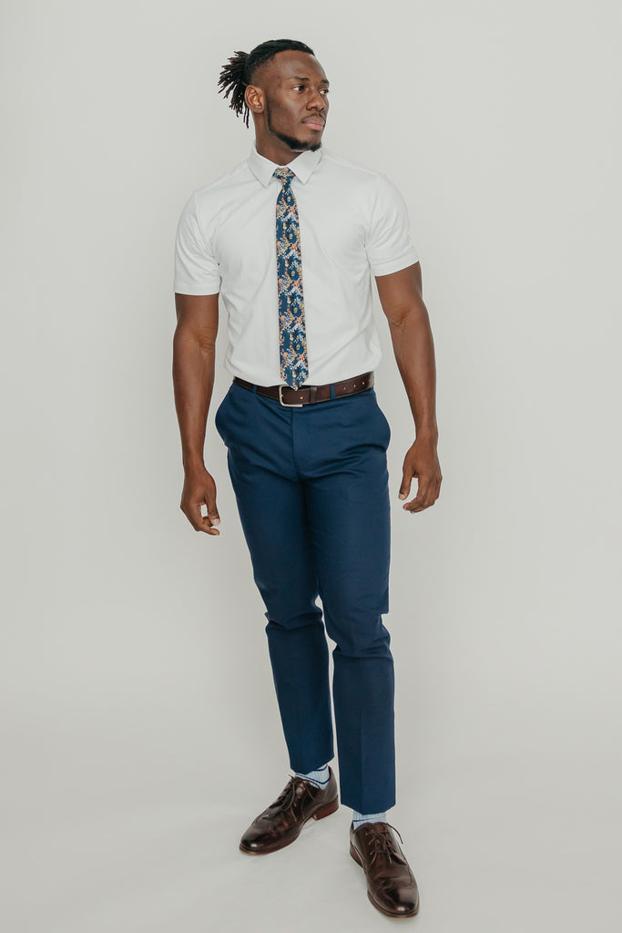 DAZI - Tiger Lily - Floral Skinny Tie DAZI - Tiger Lily - Floral Skinny Tie