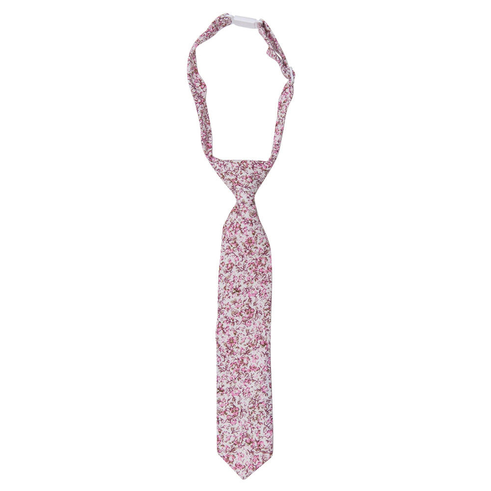 DAZI Ventura Boys Tie. Pre-Tied Necktie on adjustable neck strap with clasp.
