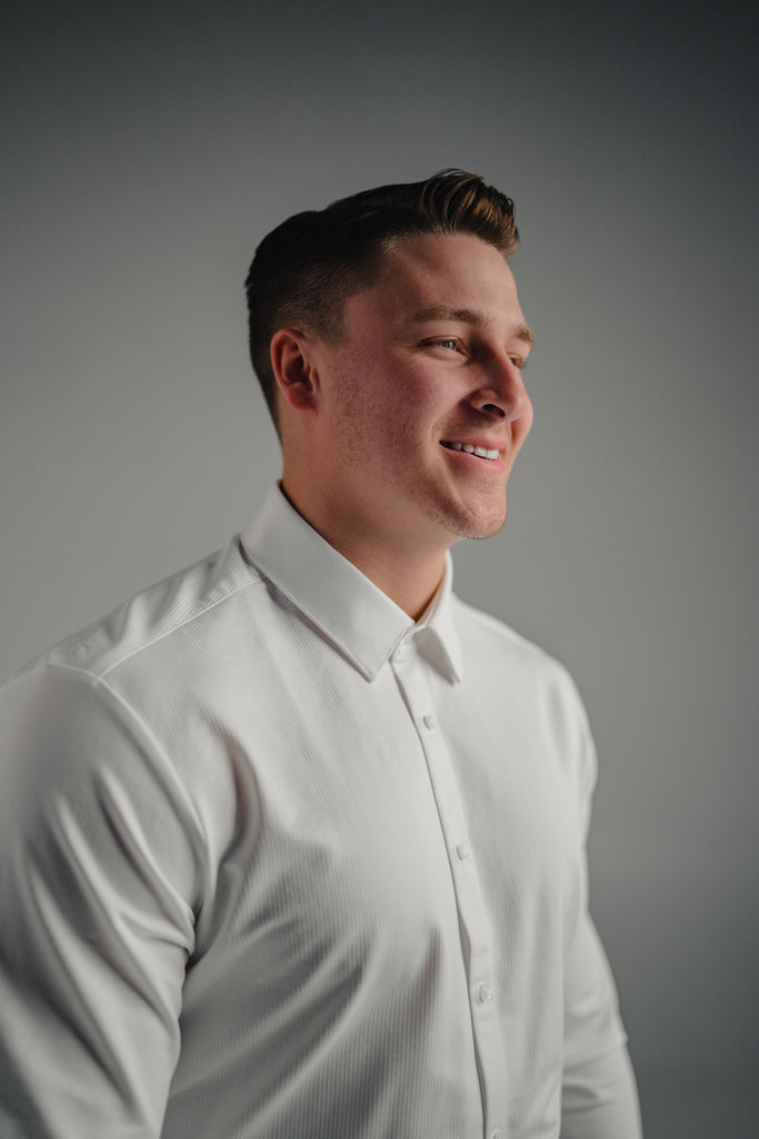 DAZI White Dress Shirt - Long Sleeve DAZI White Dress Shirt - Long Sleeve