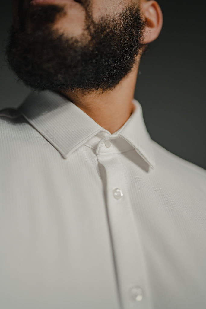 DAZI White Dress Shirt - Short Sleeve DAZI White Dress Shirt - Short Sleeve