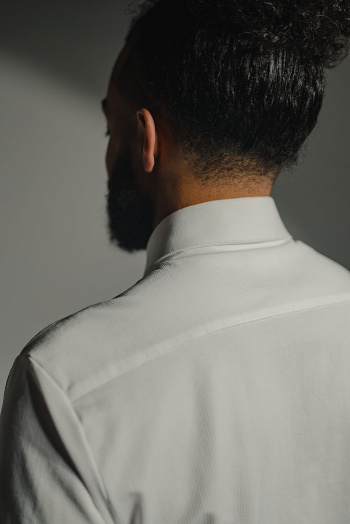 DAZI White Dress Shirt - Short Sleeve DAZI White Dress Shirt - Short Sleeve