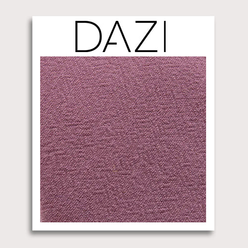 DAZI Dusty Rose Fabric Swatch Sample. 3" x 4" fabric sample on cardstock.