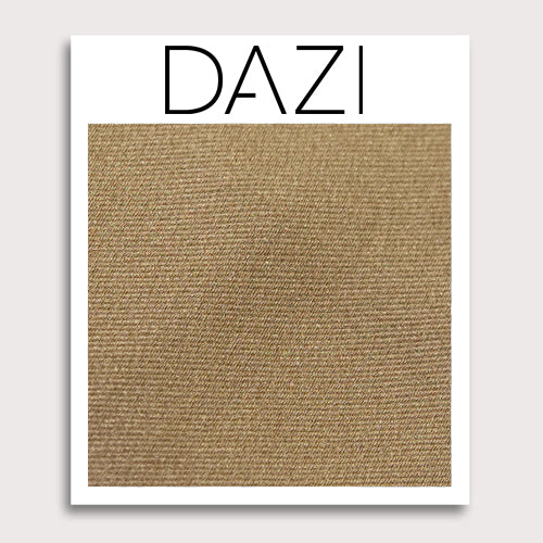 Solid Gold Satin Fabric Swatch Sample. 3" x 4" fabric sample on cardstock.