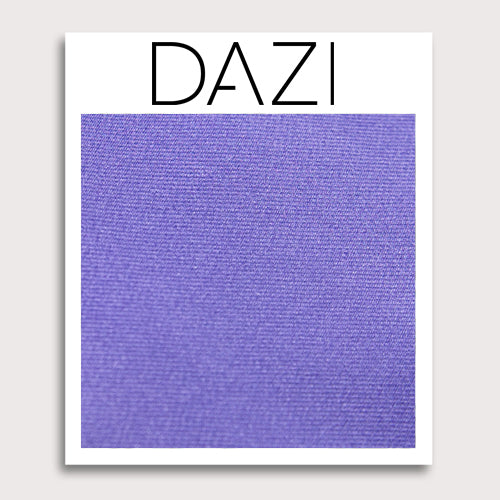 Solid Lavender Satin Fabric Swatch Sample. 3" x 4" fabric sample on cardstock.