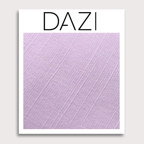 Lavender Fabric Swatch Sample. 3" x 4" fabric sample on cardstock. Solid light purple textured fabric.