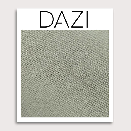 Light Sage Fabric Swatch Sample. 3" x 4" fabric sample on cardstock. Solid light sage green textured fabric.