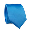 Solid Sky Blue Satin Tie.