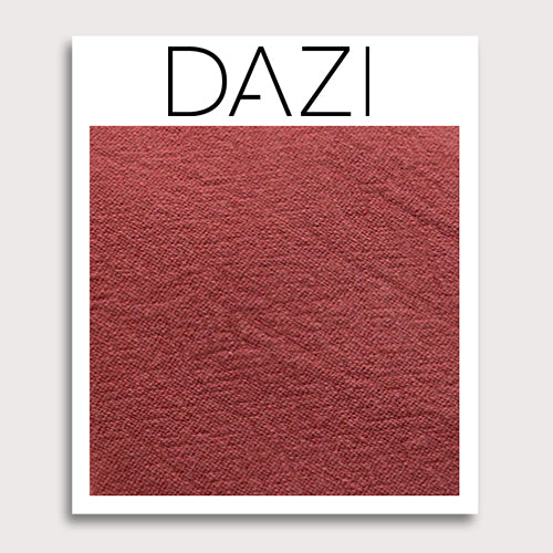 DAZI Spice Fabric Swatch Sample. 3" x 4" fabric sample on cardstock.