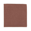 Sedona Pocket Square. Solid light faded red textured fabric.